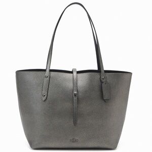 Coach Women's Pebbled Leather Large Market Tote Handbag